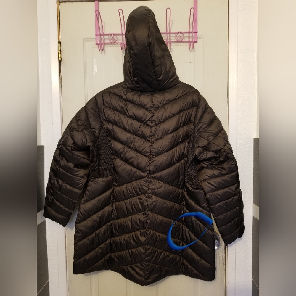 NWT Lane Bryant Prima Packable Ruffer Color Bitter Chocolate Size 18/20 - Picture 13 of 14